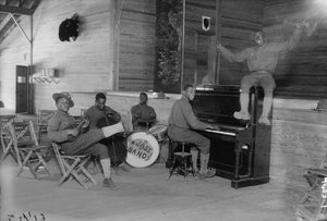 US Army Jazz Band, 1914-18 av American Photographer