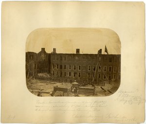 Western Barracks and Parade, Slaget vid Fort Sumter, 15 april 1861
