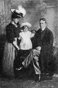 William Randolph Hearst och hans familj, publicerad i The Graphic 27 oktober 1906 av American Photographer