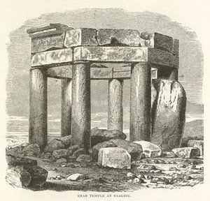 Arabiskt tempel i Baalbec av American School