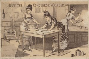Bakningsdag (litho) av American School