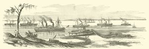 Banker landar i Baton Rouge, Louisiana, mars 1863 av American School