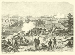 Slaget vid Gettysburg, Summit of Little Round Top, 2 juli, juli 1863 av American School
