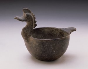 Bird Effigy Bowl, Mississippi (earthenware) av American School