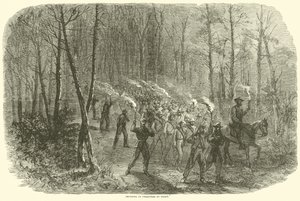 Införa fångar på natten, augusti 1864 av American School