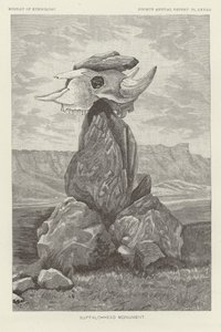 Buffalo-Head Monument av American School