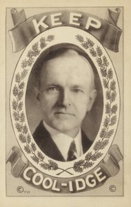 Calvin Coolidge (litografi) av American School