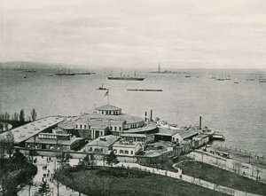 Slottsträdgården (fotogravyr) av American School