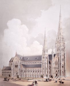Det heliga korsets katedral, Boston, Massachusetts av American School