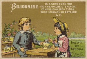 Barn som ger medicin till Dolly av American School
