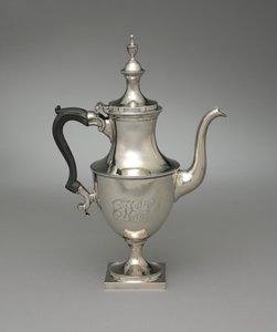 Kaffekanna, c.1800 av American School