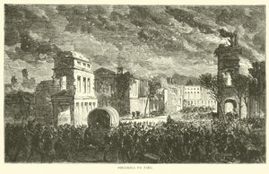Columbia i brand, februari 1865 av American School