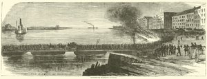 Konfederationer evakuerar Savannah, december 1864 av American School