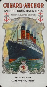 Cunardskepp - Aquitania av American School