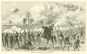 General Thomas Williams död, augusti 1862 av American School
