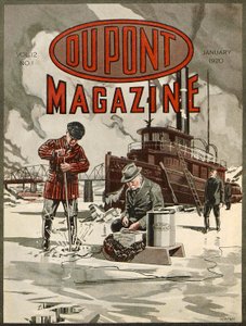 DuPont Dynamite, framsidan av DuPont Magazine, januari 1920 av American School