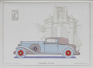 DuPont Motor Cars: Convertible Victoria, 1921 av American School