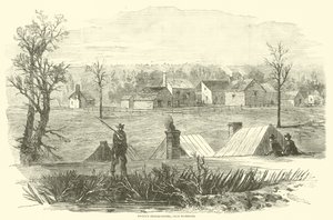 Ewells högkvarter, nära Richmond, mars 1865 av American School