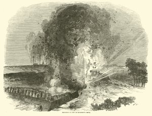 Explosion av fort på McPhersons front, juni 1863 av American School