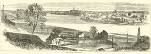 Fredericksburg, från Falmouth, november 1862 av American School