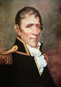 General Andrew Jackson (färg litho) av American School