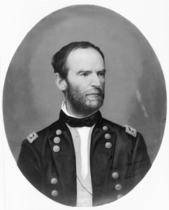 General William Sherman, ca 1865 (gravyr) av American School