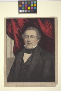Genl. William F. Packer (handfärgad litografi) av American School