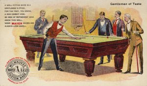 Gentlemen of Taste, spela biljard av American School