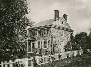 George Washingtons högkvarter, Valley Forge (fotogravyr) av American School