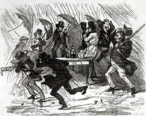 Går runt hornet, 1849 av American School