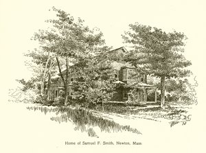 Hem för Samuel F Smith, Newton, Mass av American School