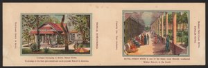 Hotel Trade Card (färgad gravyr) av American School