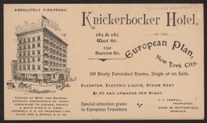 Hotellhandelskort av American School