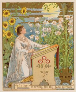 På morgonen fixa ditt goda syfte (chromolitho) av American School