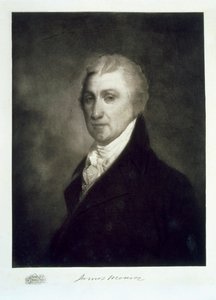 James Monroe, USA:s 5:e president, pub. 1901 (fotogravyr) av American School