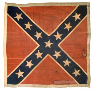"Jeff Davis" eskortflagga (textil) av American School