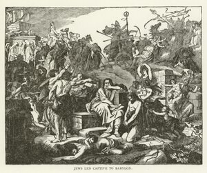Judar ledde fångar till Babylon av American School