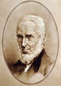 John Greenleaf Whittier (litho) av American School
