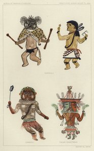 Kawikoli, Ciwikoli, Tacab (Naactadji) (färglitografi) av American School