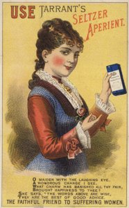 Lady Håller Flaska