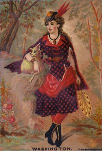 Lady Håller Lamm