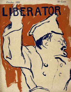 Leon Trotskij (Trotskij) (1879-1940) - i "Liberator" av oktober 1921 av American School