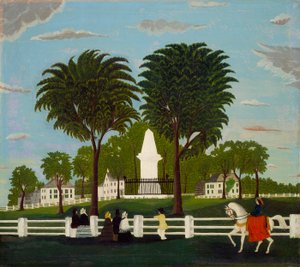 Lexington Battle Monument, ca 1830 av American School