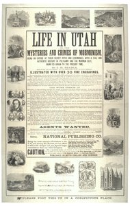 Livet i Utah eller mormonismens mysterier och brott; som en avslöja deras hemliga riter och ceremonier, c.1870
