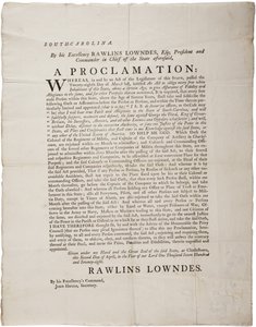 Lojalitetsed att skydda South Carolinas oberoende, 2 april 1778 av American School