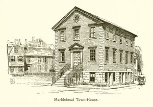 Marblehead Town-House (gravyr) av American School