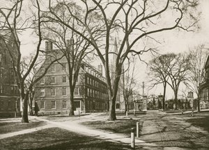 Massachusetts Hall, Harvard University, Cambridge (fotogravyr) av American School
