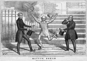 Mattys dröm, publicerad av John Childs, New York, 1841 av American School