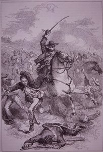 Mexikansk-amerikanska kriget (1846-48), slaget vid Buena Vista av American School