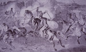 Mexikansk-amerikanska kriget (1846-48), slaget vid Buena Vista av American School